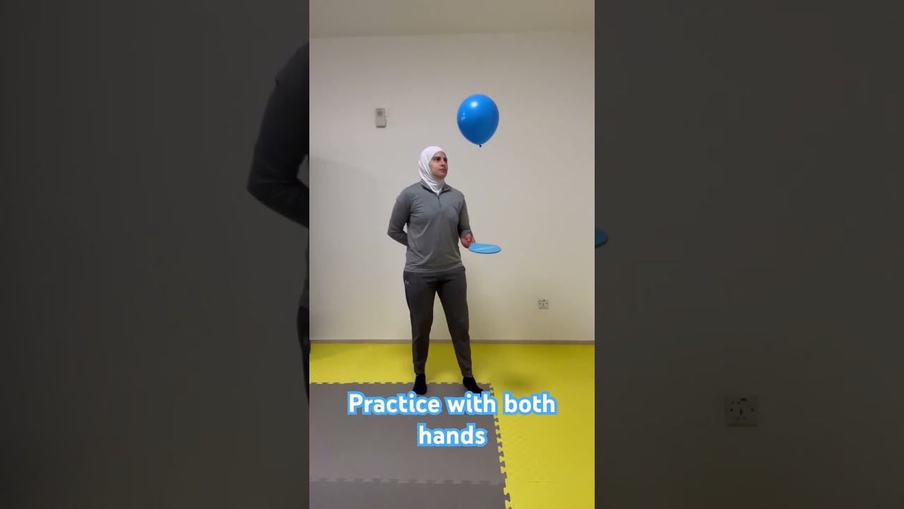 Eye hand coordination drills for children using rackets #funactivitiesathome #physiotherapy