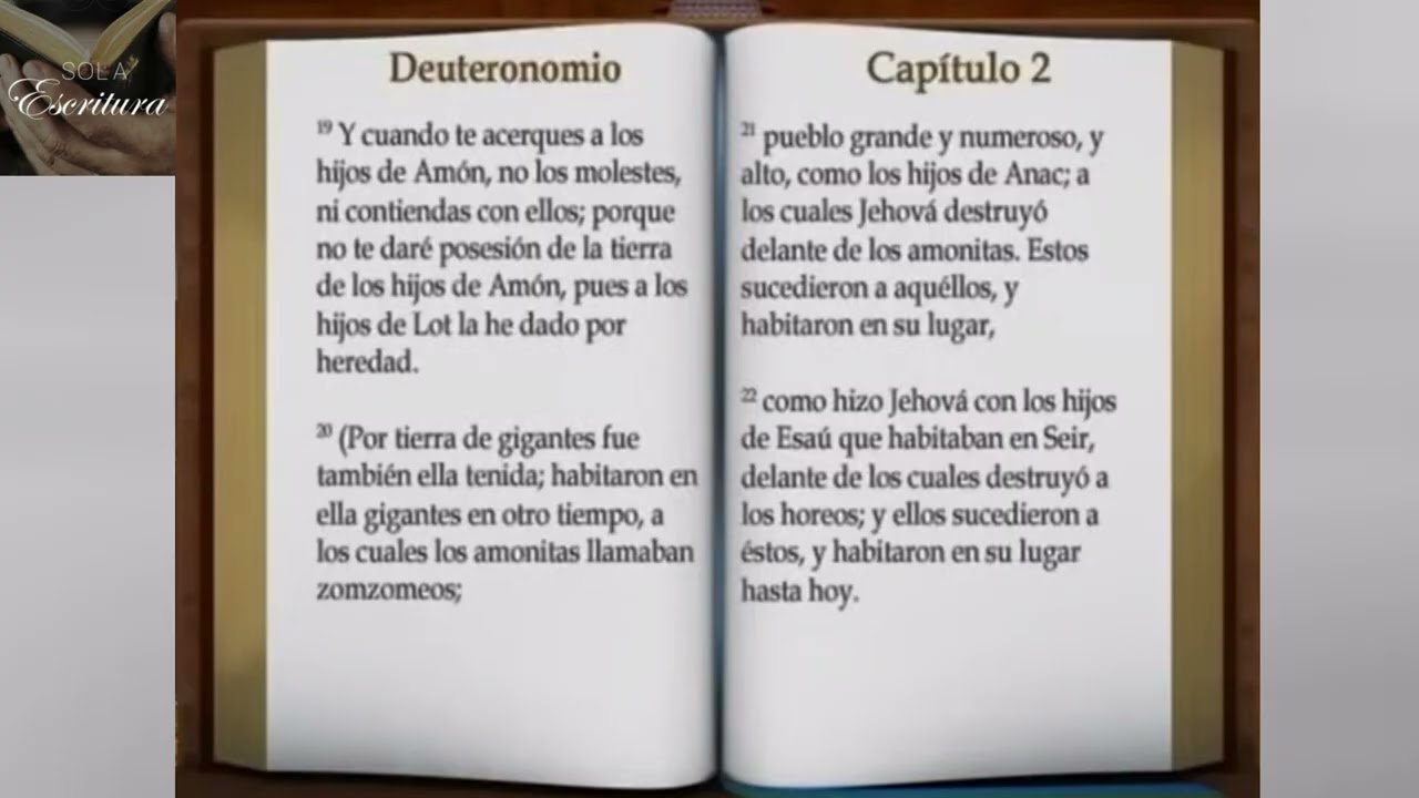 📖  El libro de Deuteronomio (La Biblia Para Escuchar y Leer)