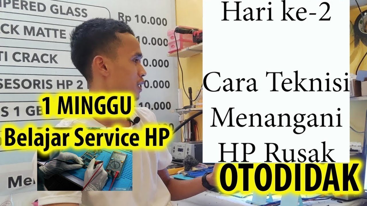 Belajar service HP otodidak hari ke 2