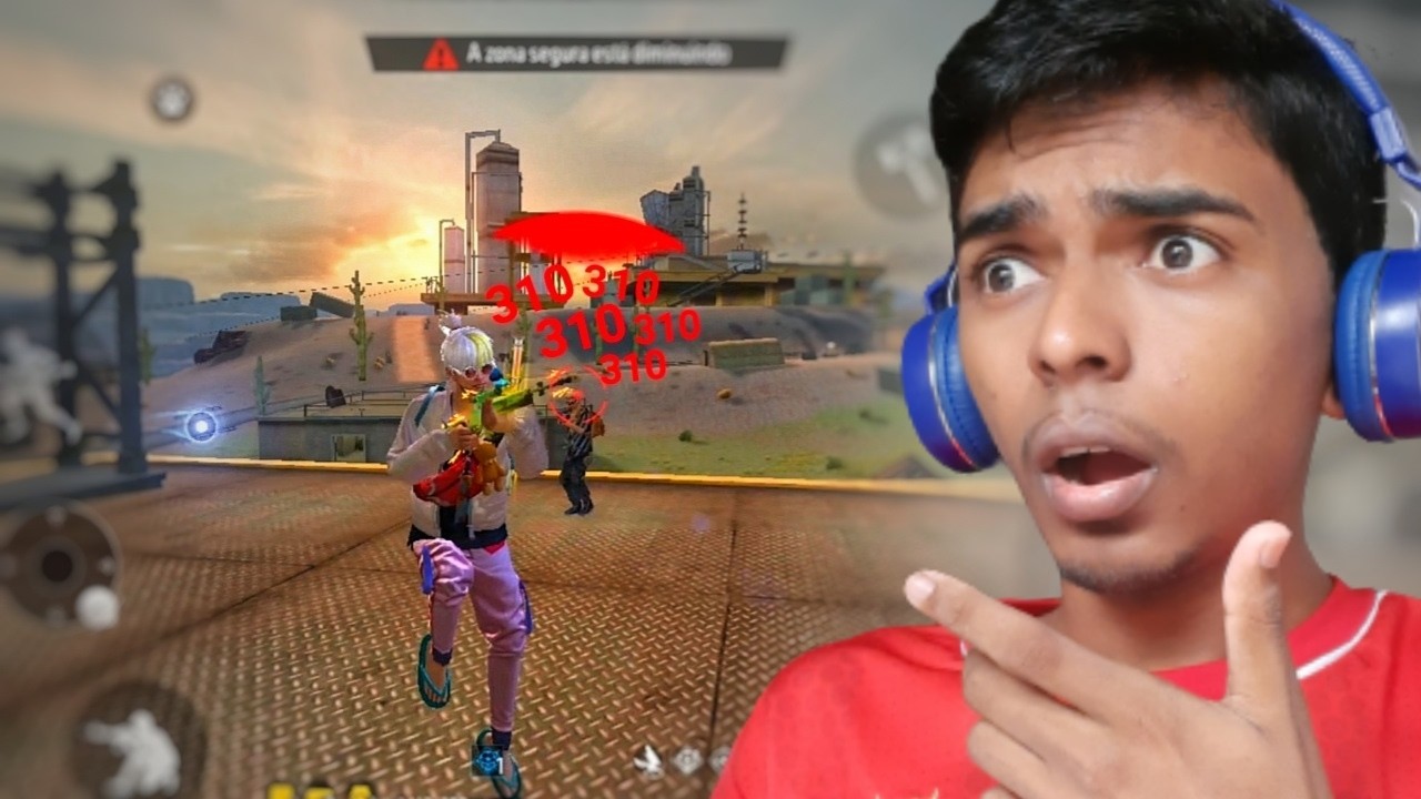 usei HACKER no FREE FIRE pela primeira VEZ