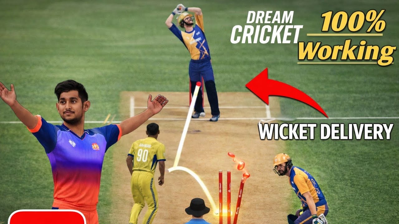 Dream Cricket Bowling Secret 🔥 100% Working Wicket Delivery | Best Batting Tips💡