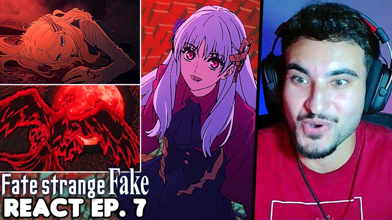 UMA DEUSA? FATE É INSANO!!! React Fate/Strange Fake EP. 7