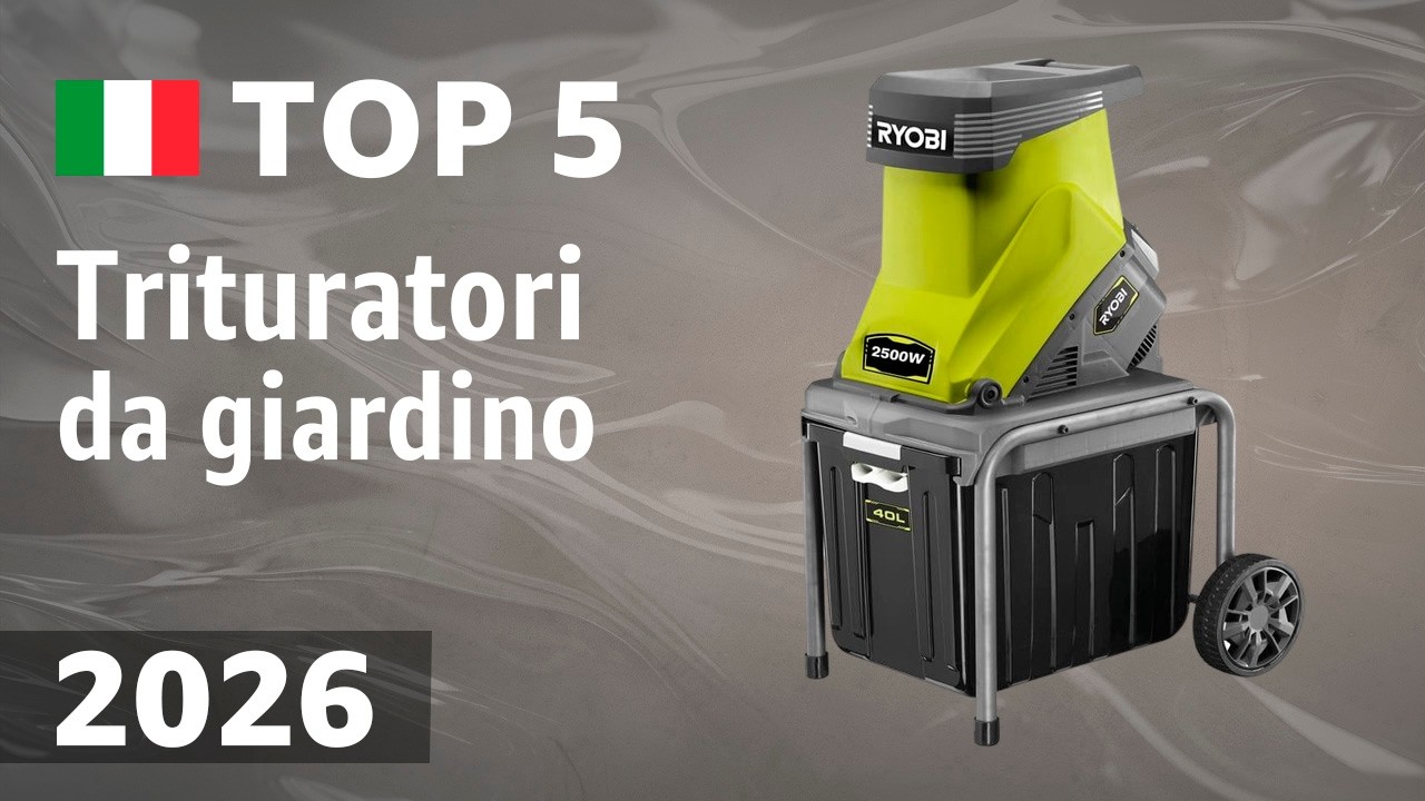TOP—5. Migliori trituratori da giardino 2026