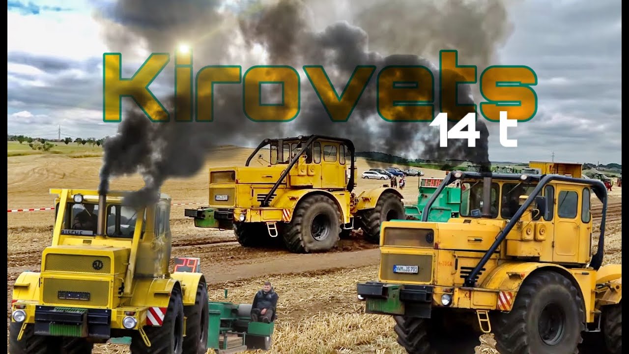 Lalendorf 2021 Gelb und Eckig mu&szlig; er sein 14 Tonnen  K 700 Kirovets желтым и квадратным ✔