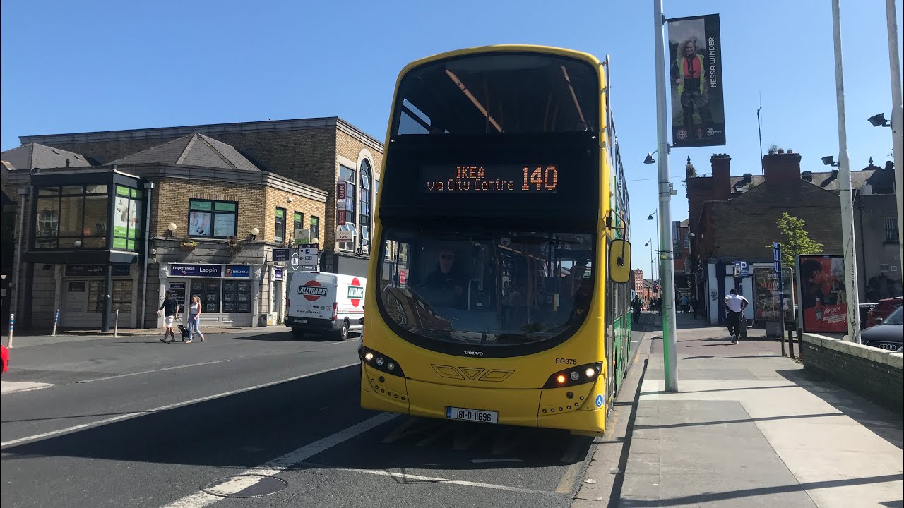 Dublin Bus | Route 140 to IKEA | Wright Gemini 3 Volvo B5TL | SG376