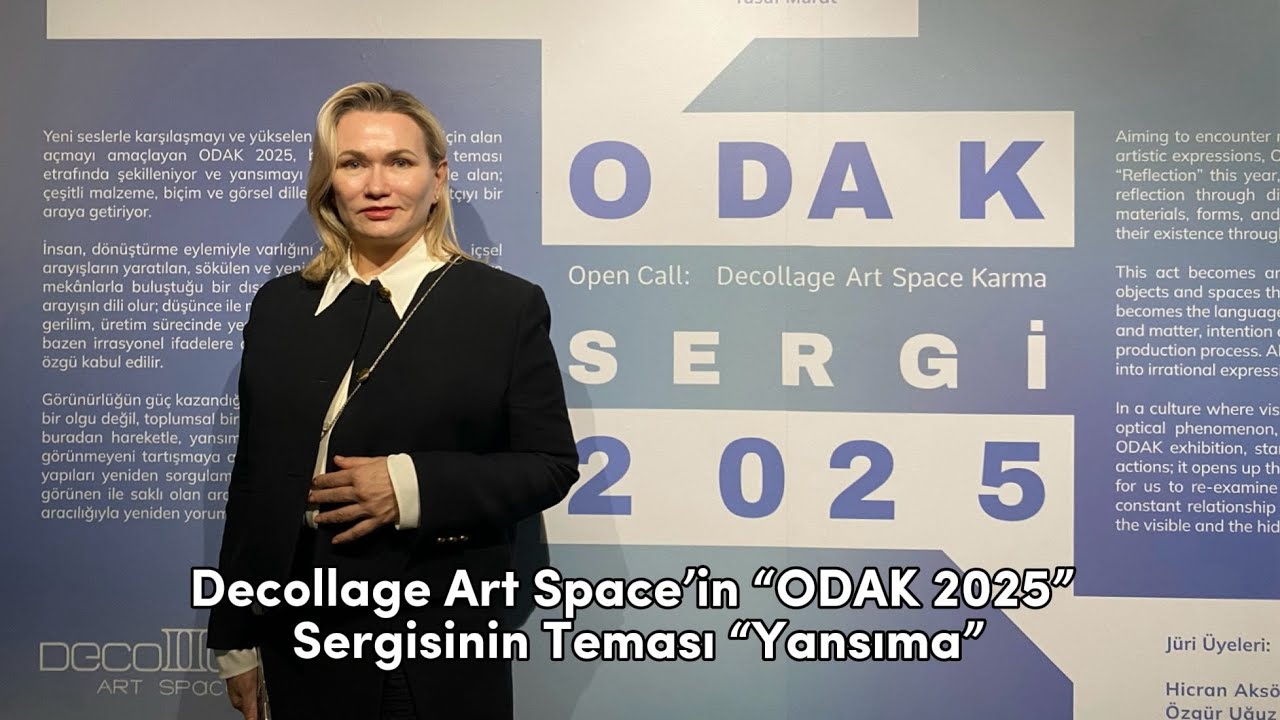 Decollage Art Space’in “ODAK 2025” Sergisinin Teması “Yansıma” #art #sergi #shorts #sanat #resim