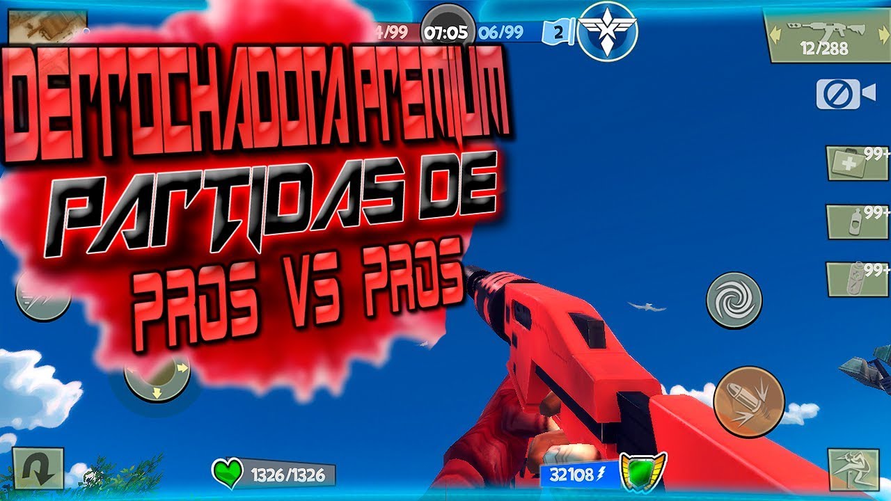 Blitz Brigade Jugando Con El Arma Derrochador Premium Pro Vs Pro