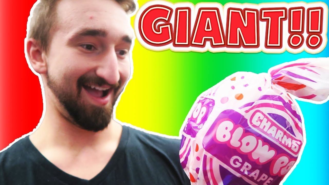 TRYING OUT GIANT CANDY!? (HILARIOUS!)