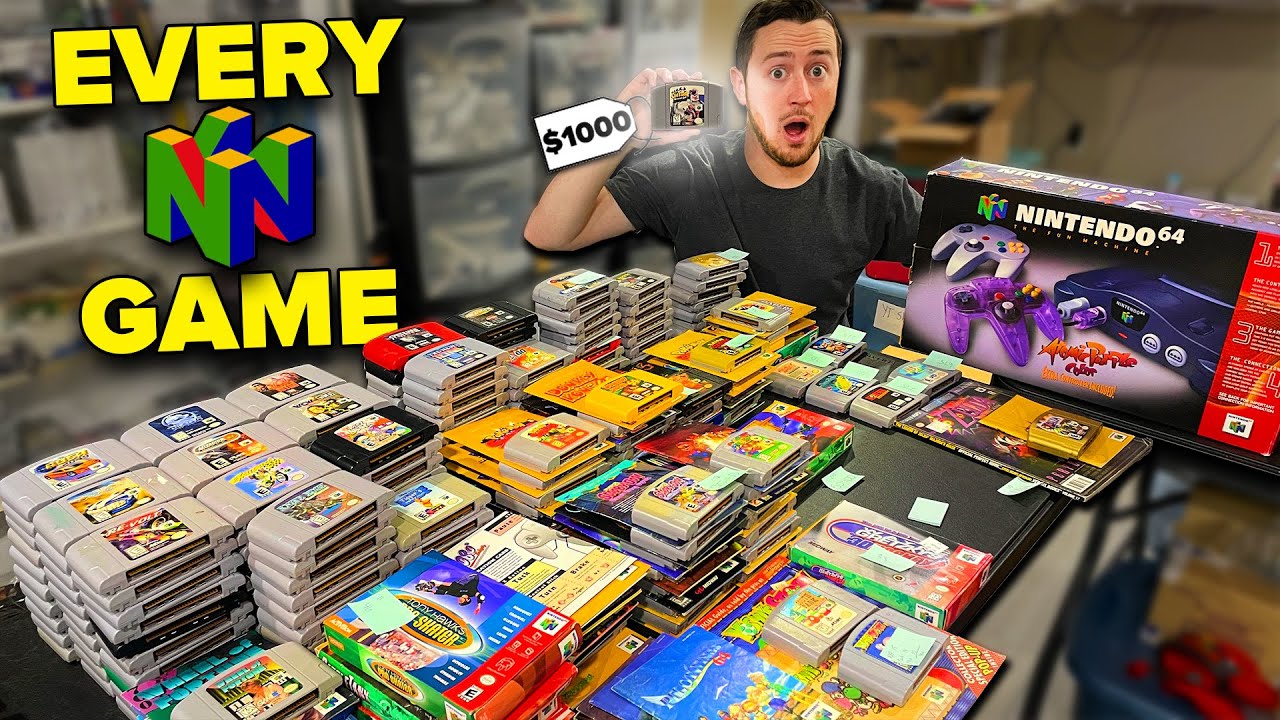 Buying EVERY Nintendo 64 Game