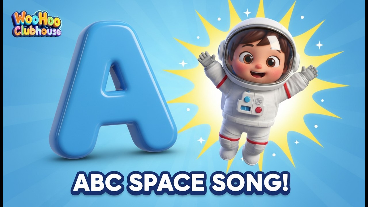 🎵 ABC Space Song 🚀 | Learn the Alphabet in Outer Space!🌌