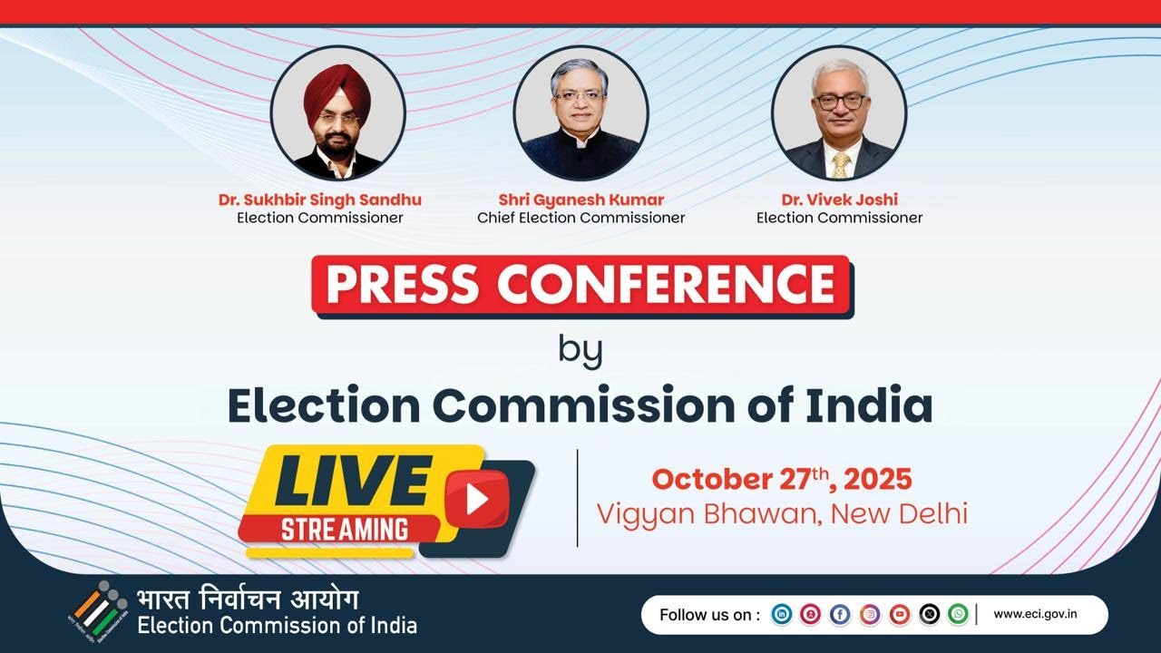 Press Conference by Election Commission of India