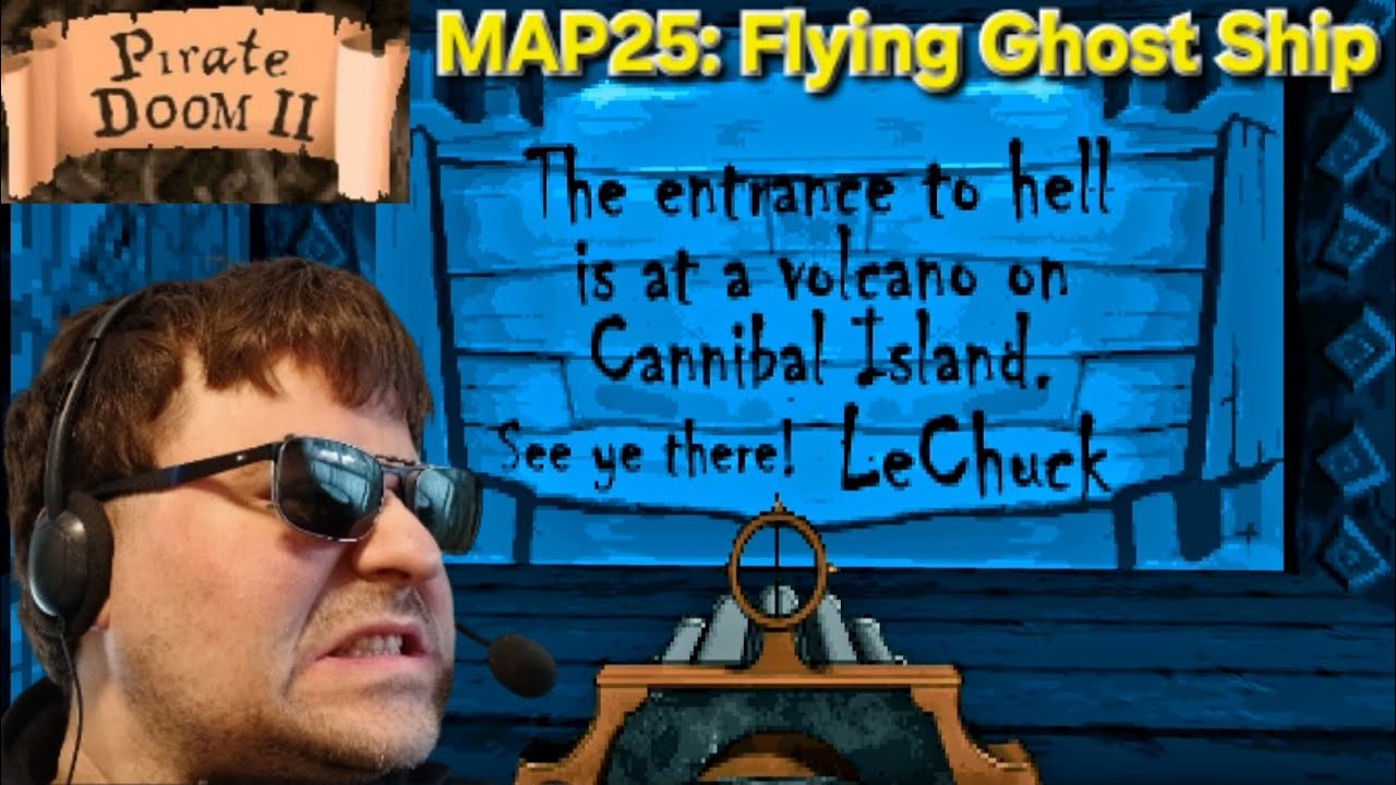MAP25: Flying Ghost Ship 100% Guide | Pirate Doom 2 | PS5 UV-Max HD Master Route