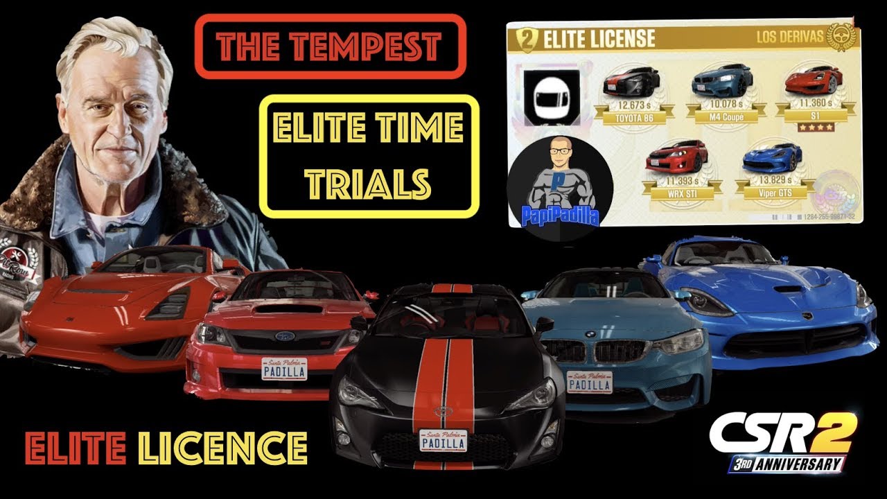 CSR2 - The Tempest - Elite Time Trial - Elite Licence