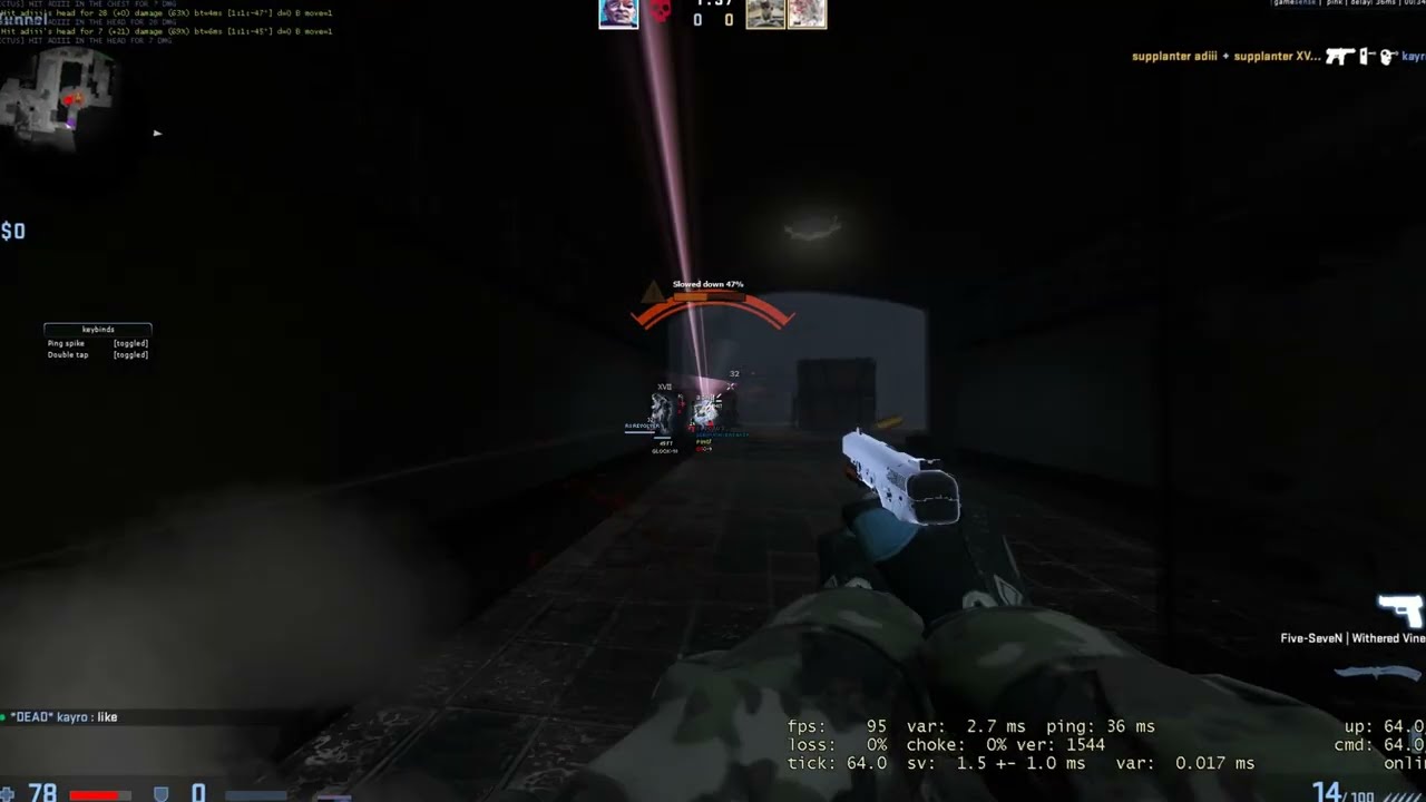 kayro x pink vs. ot alpha user adrian ft. gamesense.pub/skeet.cc