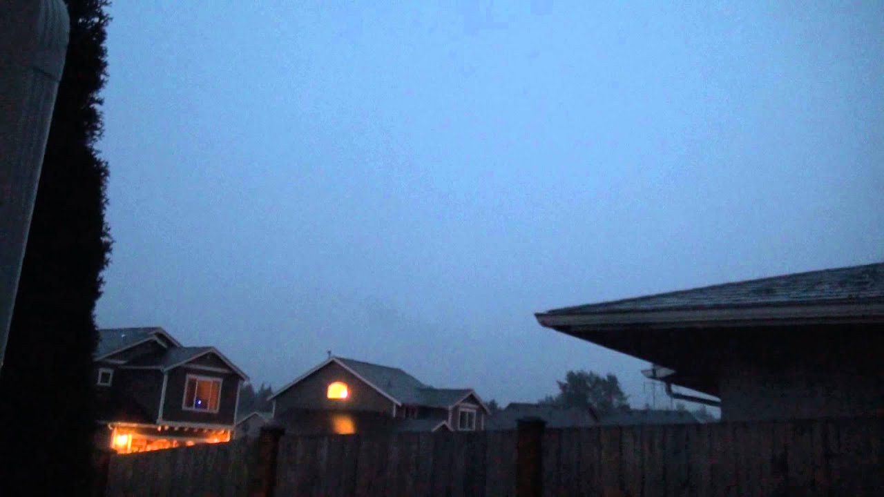 Intense Thunderstorm, Lake Stevens, WA