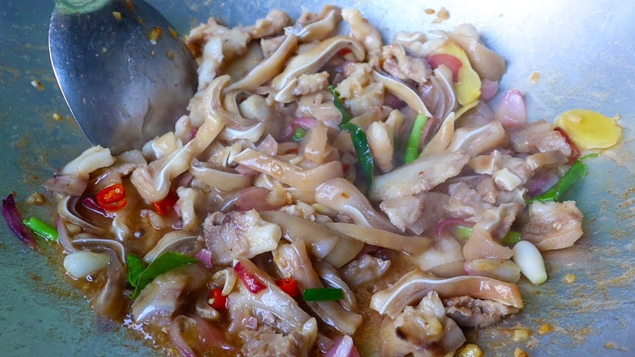 Sweet & Sour Pig Ears Recipe For Beginner | Pig Ears Recipe