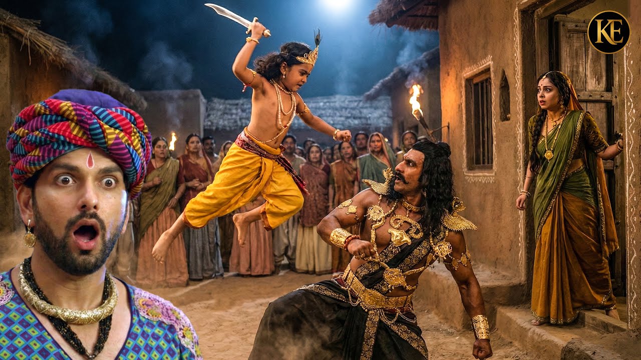 जब बाल कान्हा ने कंस पर किया प्रचंड प्रहार गोकुल में मच गया हाहाकार || YMKN ||यशोमती मईया के नंदलाला