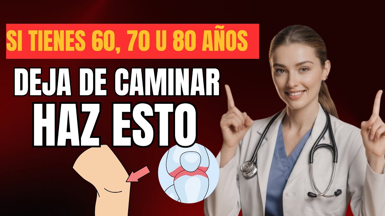 Si Tienes 60, 70 u 80 Años, Deja de Caminar y Haz Esto #SaludDespuésDeLos60