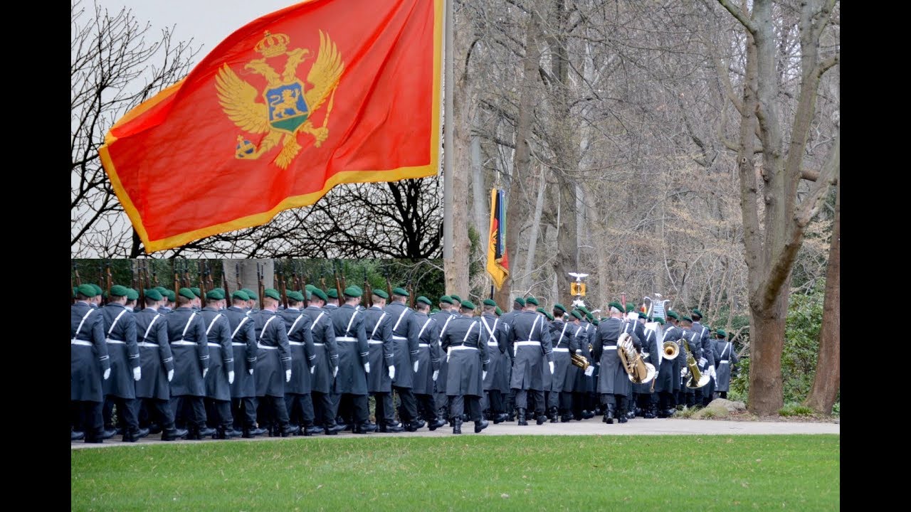 Ehrenbataillon - Montenegros Präsident - Militärische Ehren