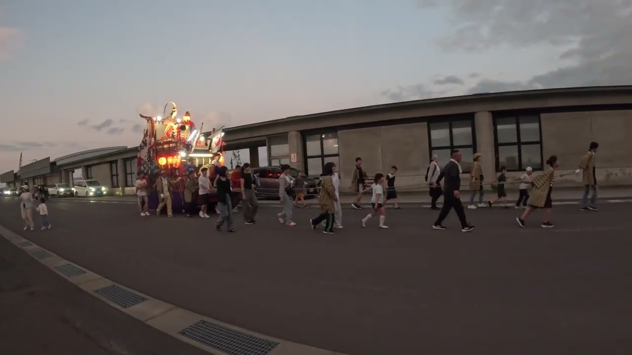 2025年7月11日 [宵宮] 帰宅時の山車