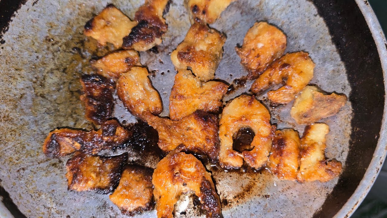 Peixe frito/fritamos os 2 peixes que pegamos/16 de janeiro de 2026