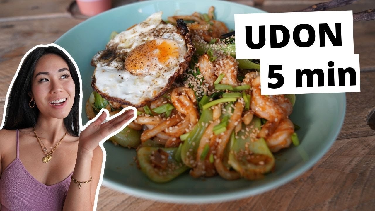 5-Min CURRY UDON mit Garnelen 😍Einfaches asiatisches Nudel-Rezept | Heyxngoc