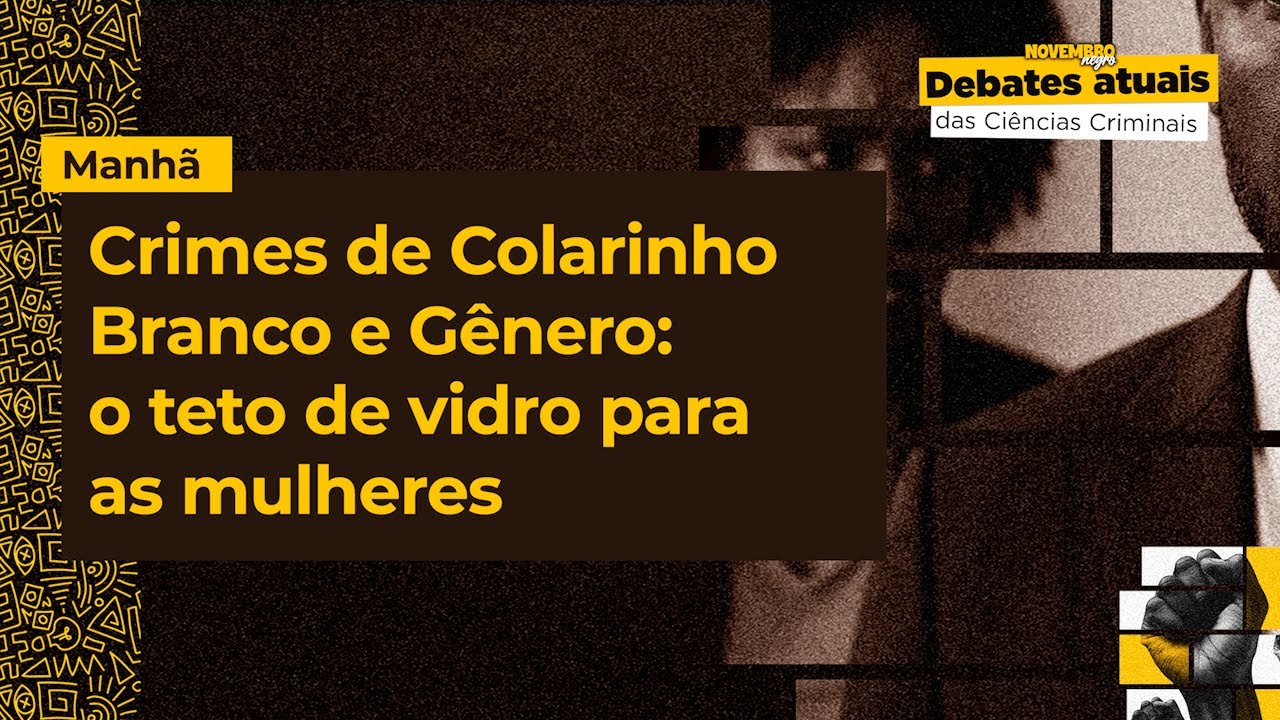 Novembro - Negro Painel 2: Crime de Colarinho Branco e Gênero - Cláudia Barrilari