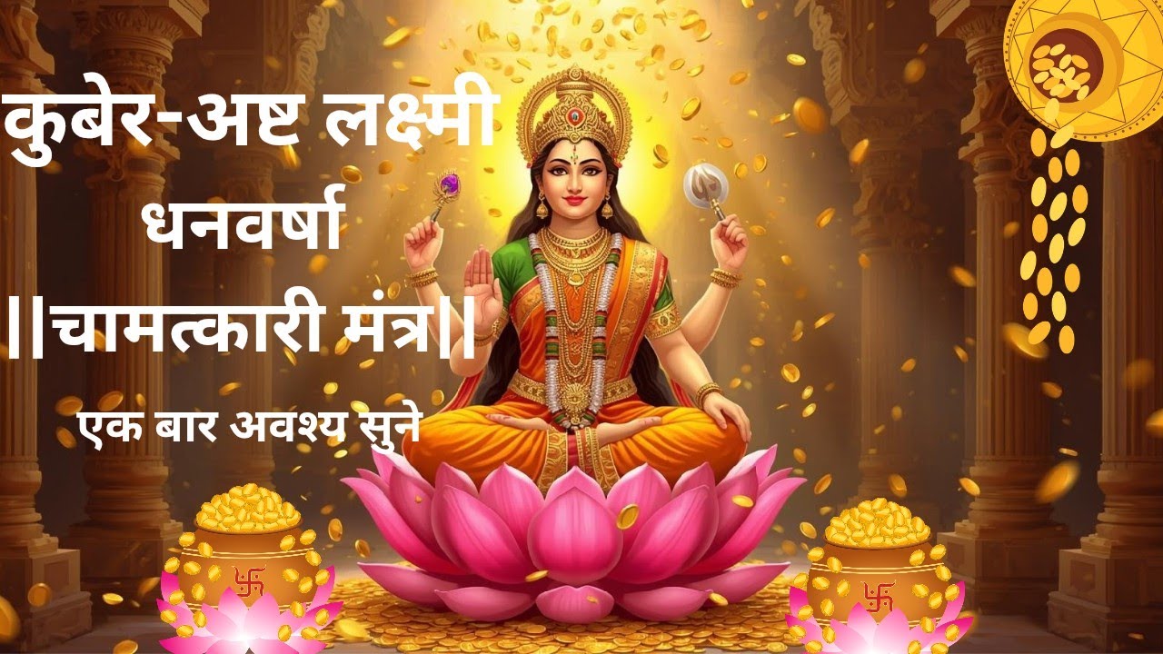 कुबेर अष्ट-लक्ष्मी मंत्र | धन वर्षा के लिए शक्तिशाली मंत्र | Wealth & Prosperity Mantra.