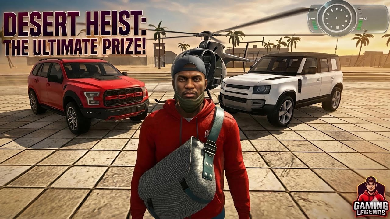 Mission Jaisalmer: Kya Hum Pakde Jayenge? 🚁 Desert Heist Gameplay #car #army #gaming 