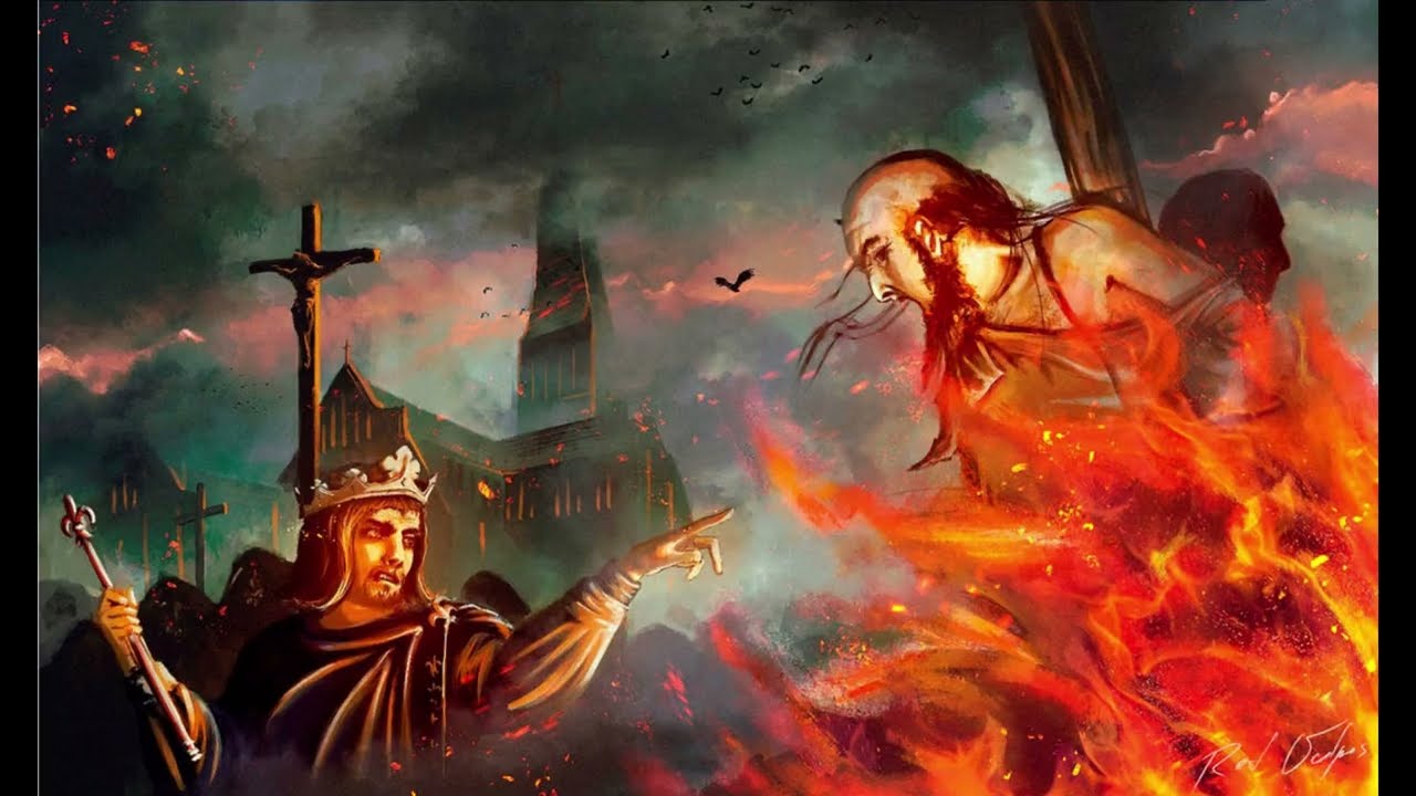 &dagger; Jacques de Molay &dagger; Ostatnie Słowa / Last messege Grand Master / Polish language