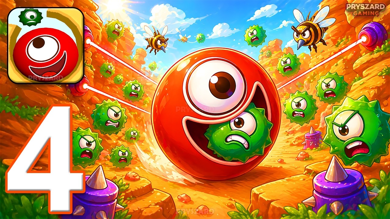 Hungry Balls - Gameplay Walkthrough Part 4 - Hungry Ball Puzzle Game Level 50-57 (iOS, Android)