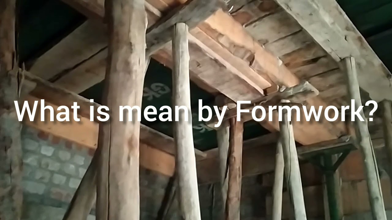 what is formwork?