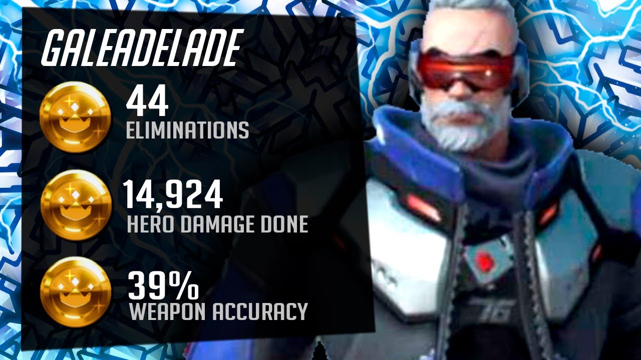 Gale Soldier 76 Gameplay - 44 elims! [ Overwatch 2 PVP Beta ]