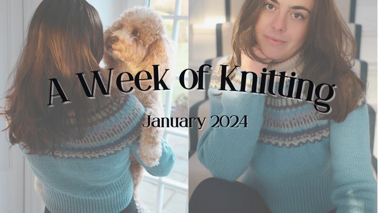 What I Knit In A Week // Vlog // Rebecca's Wild Side