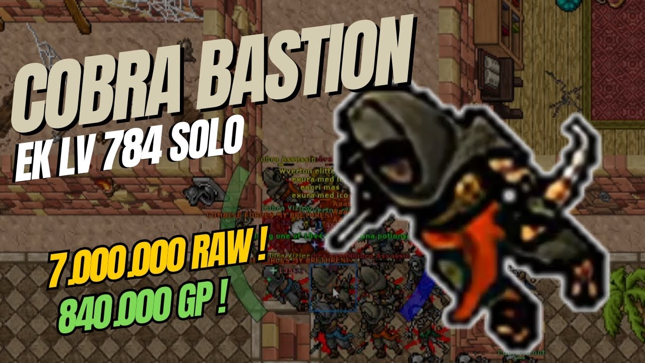 MY HUNTS : COBRA BASTION EK SOLO 784 NO PREY ATK/DEF 7KK RAW XP