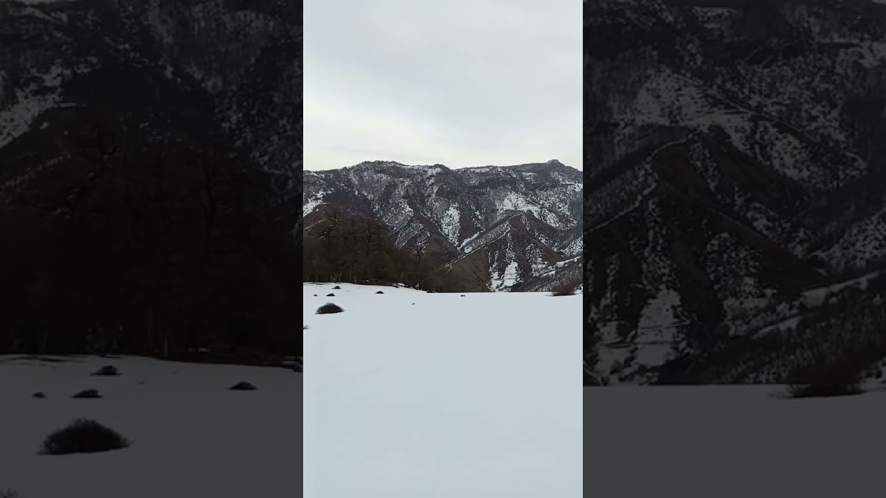LƏNKƏRANIN VIY KƏNDİ #keşfet #lenkaranim #snow #nature #mountains