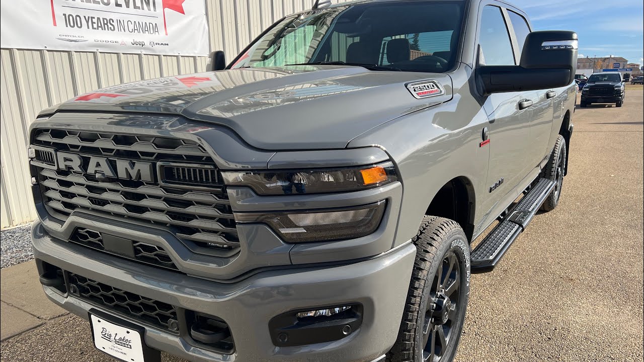 New 2026 Ram 2500 Big Horn-Night Edition Cummins Diesel, stk 190031, for sale in High Prairie, AB