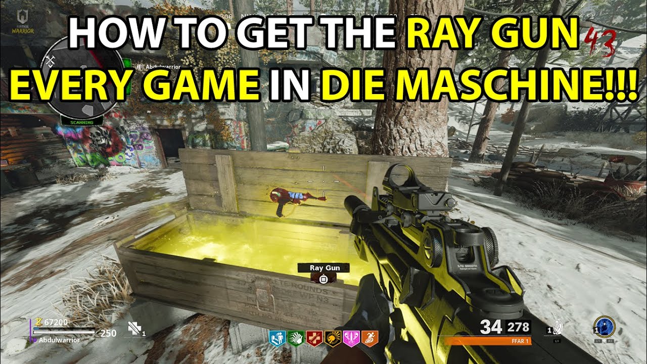How To Get Ray Gun Every Game In Die Maschine (Cold War Zombies)