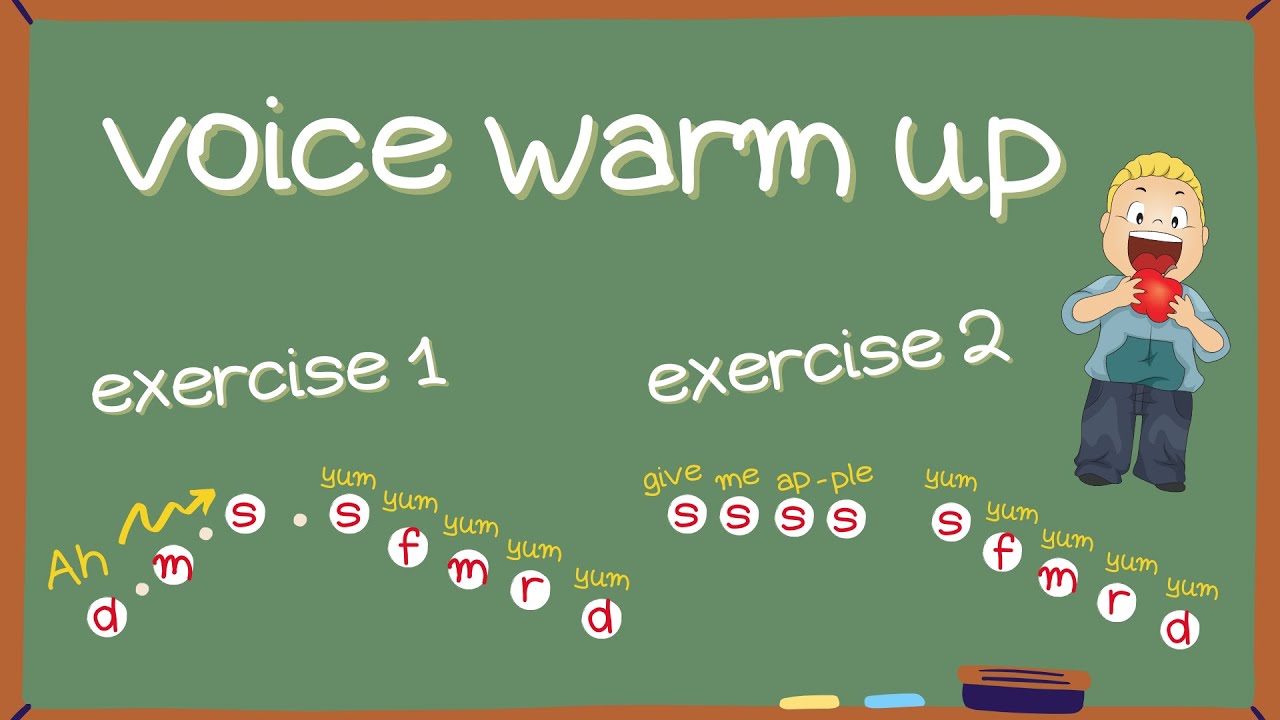 voice warm up │ open mouth technique