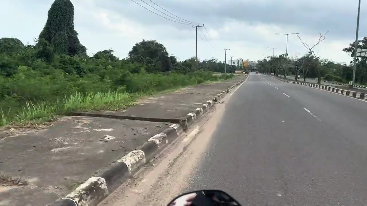 Calm Motorcycle Ride Through Small Towns and Villages