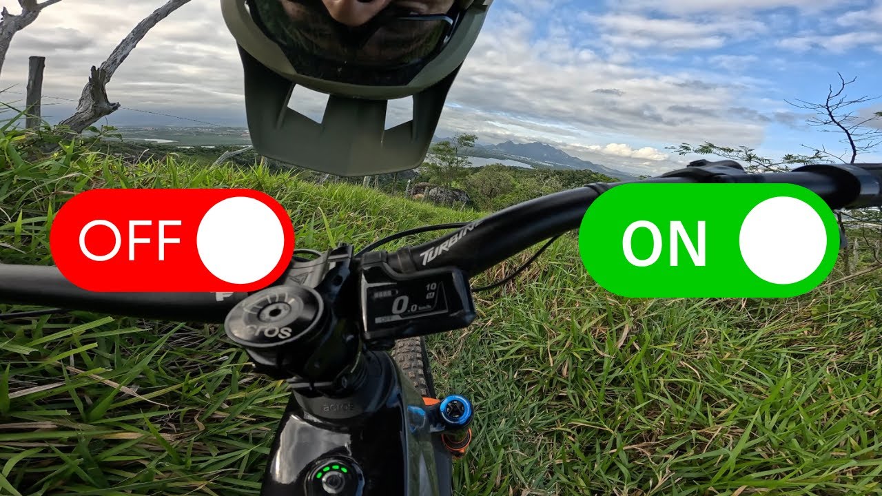 E-BIKE Ligada vs Desligada | Comparativo de Tempo na Descida!
