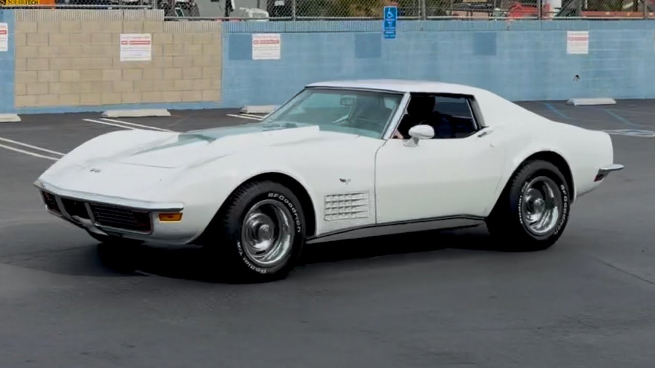 1970 Chevrolet Corvette - Driving, Engine Start, Undercarriage 