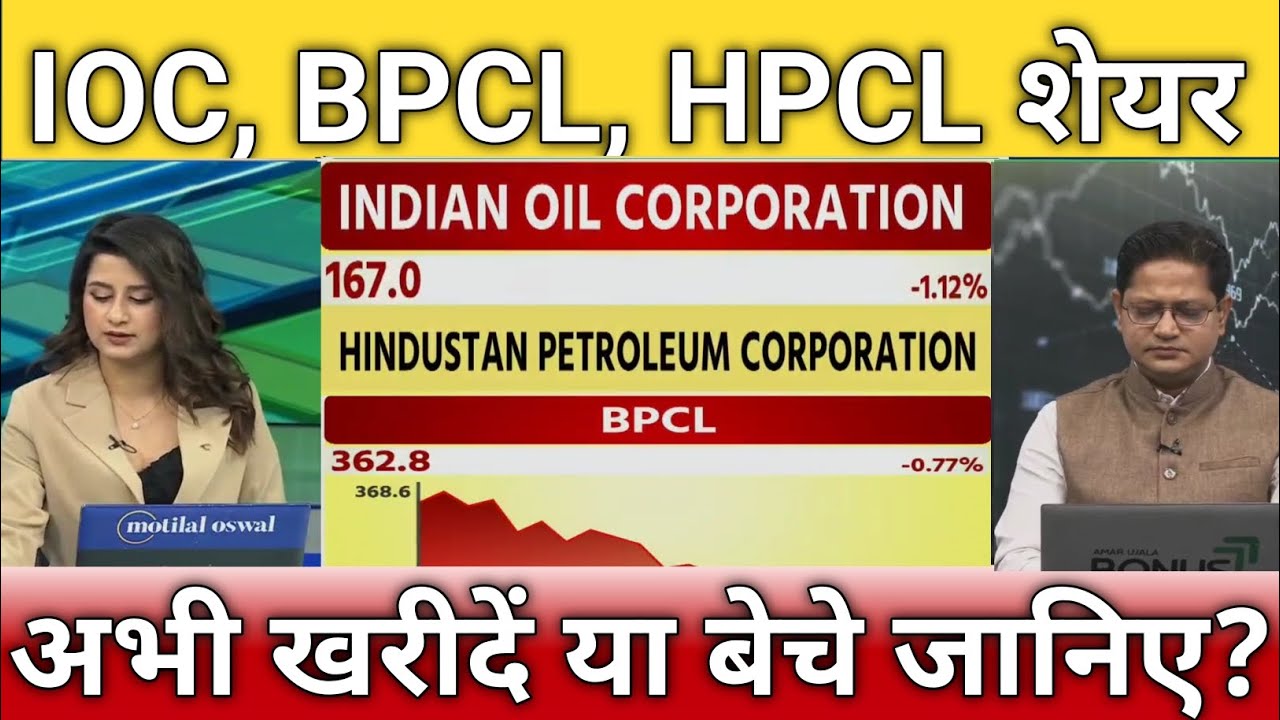 IOC, BPCL, HPCL share latest news, ioc, BPCL, HPCL share anelysis, target, hold or sell?