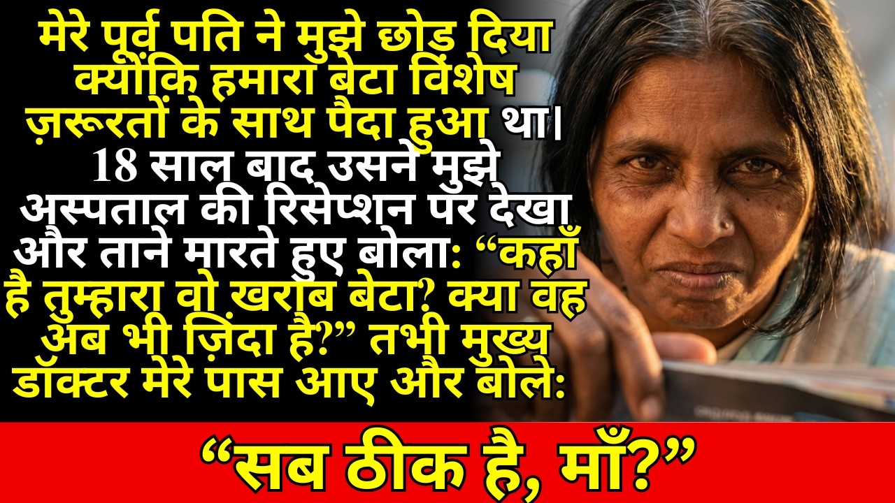 अस्पताल में मेरे पूर्व पति ने मेरा मज़ाक उड़ाया: “कहाँ है तुम्हारा बेटा?” तभी डॉक्टर…