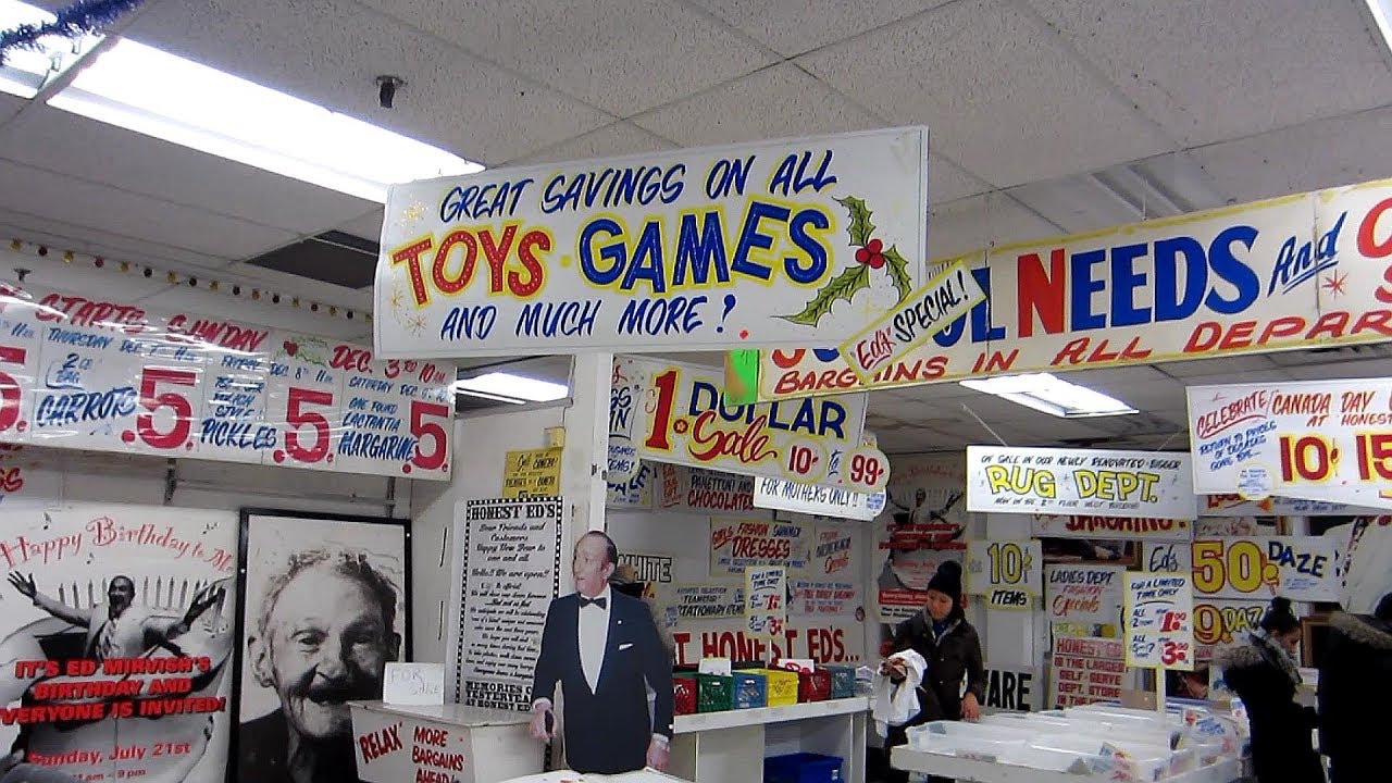 Honest Ed's My Last Visit Before They Closed!