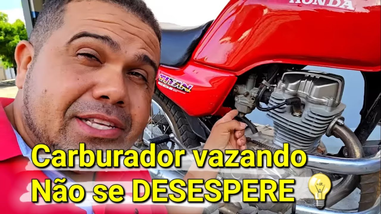 Carburador vazando gasolina NÃO se desespere 3 formas de resolver 