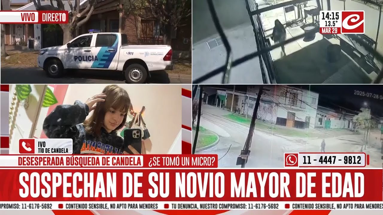 Desesperada búsqueda de Candela: habla el tío de la menor