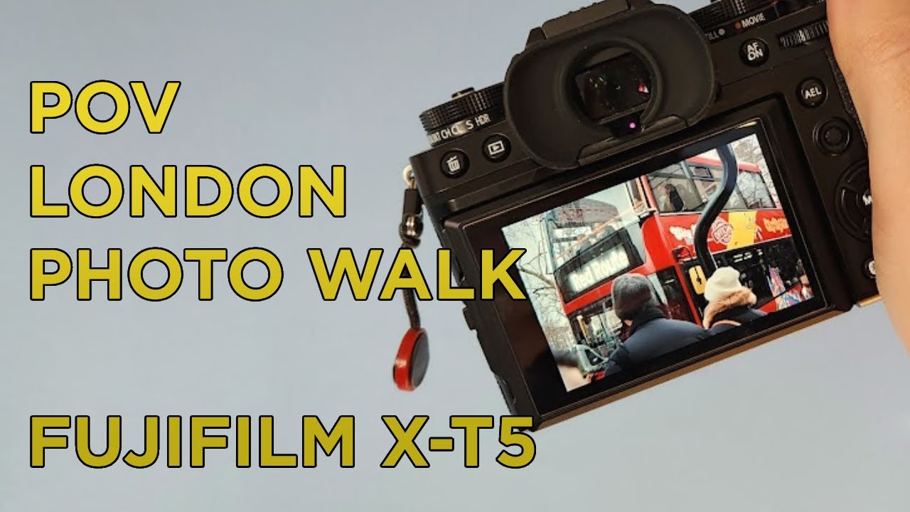 POV Street Photography Walk in London (Fujifilm X-T5)