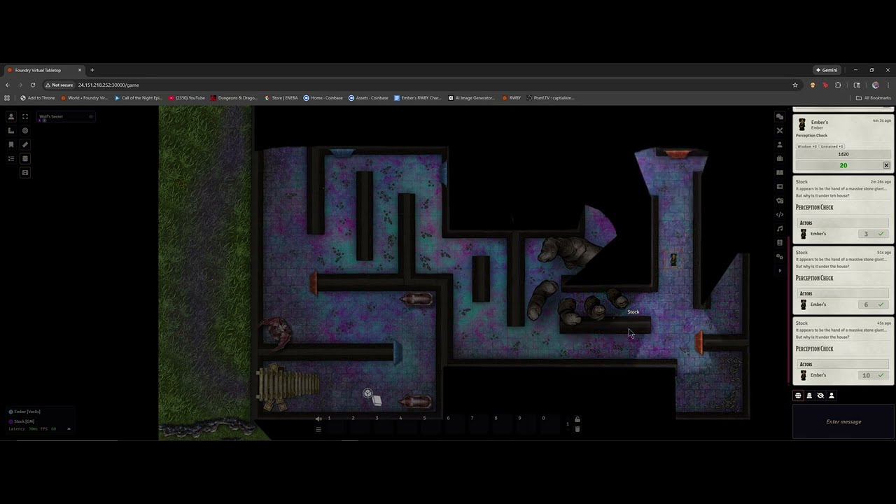1st DND session for Vaelis (Me) world Split Crown