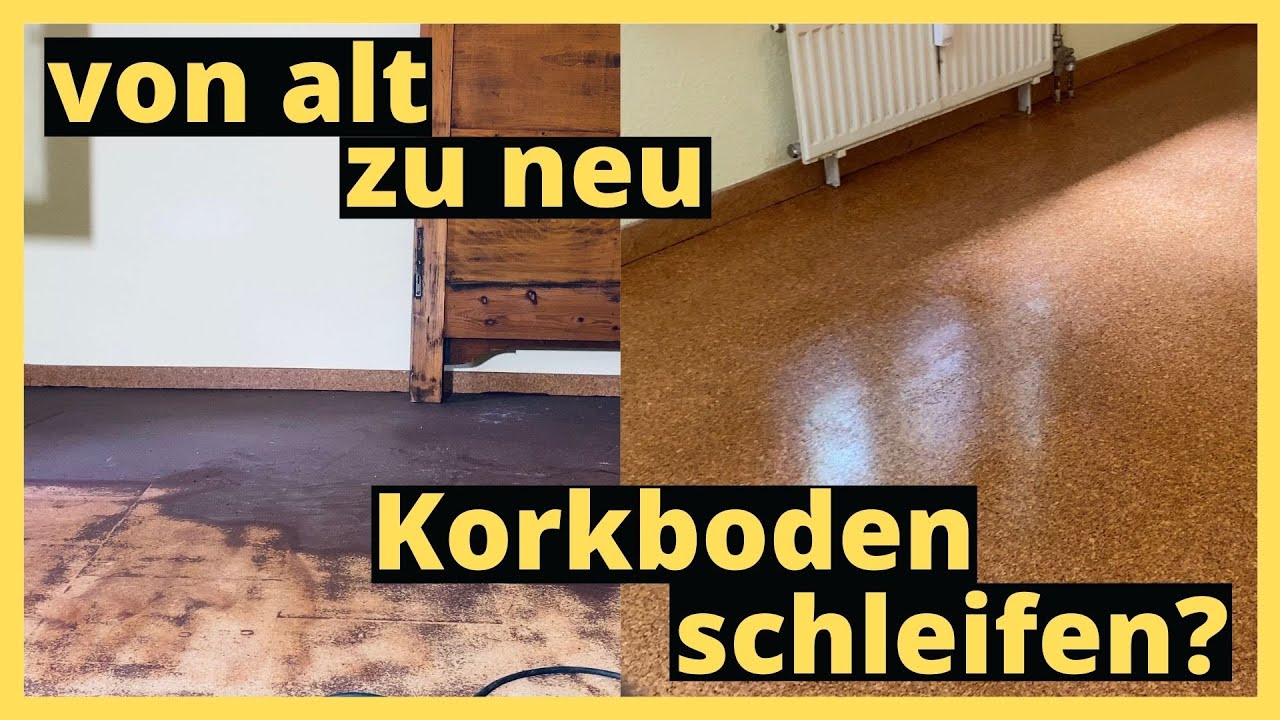 Korkboden schleifen, geht das überhaupt?? DIY by Kreativ Wood